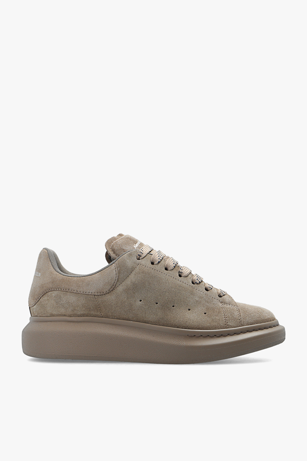 Grey Larry suede sneakers Alexander McQueen basket alexander mcqueen SchaferandweinerShops Tonga